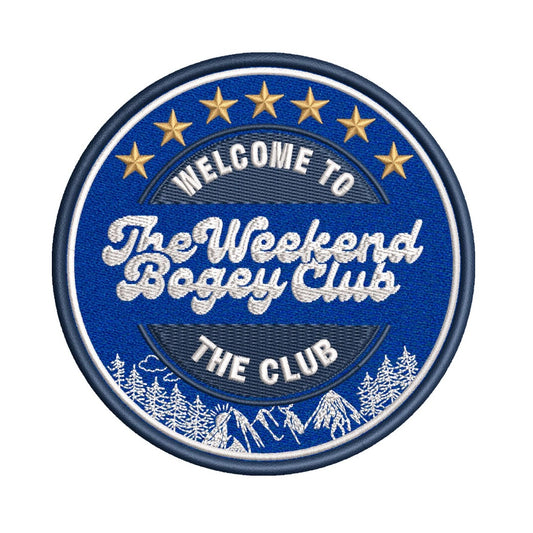 Weekend Bogey Club – “Welcome to the Club” Embroidered Patch